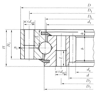 单排四点接触式回转支承(01)